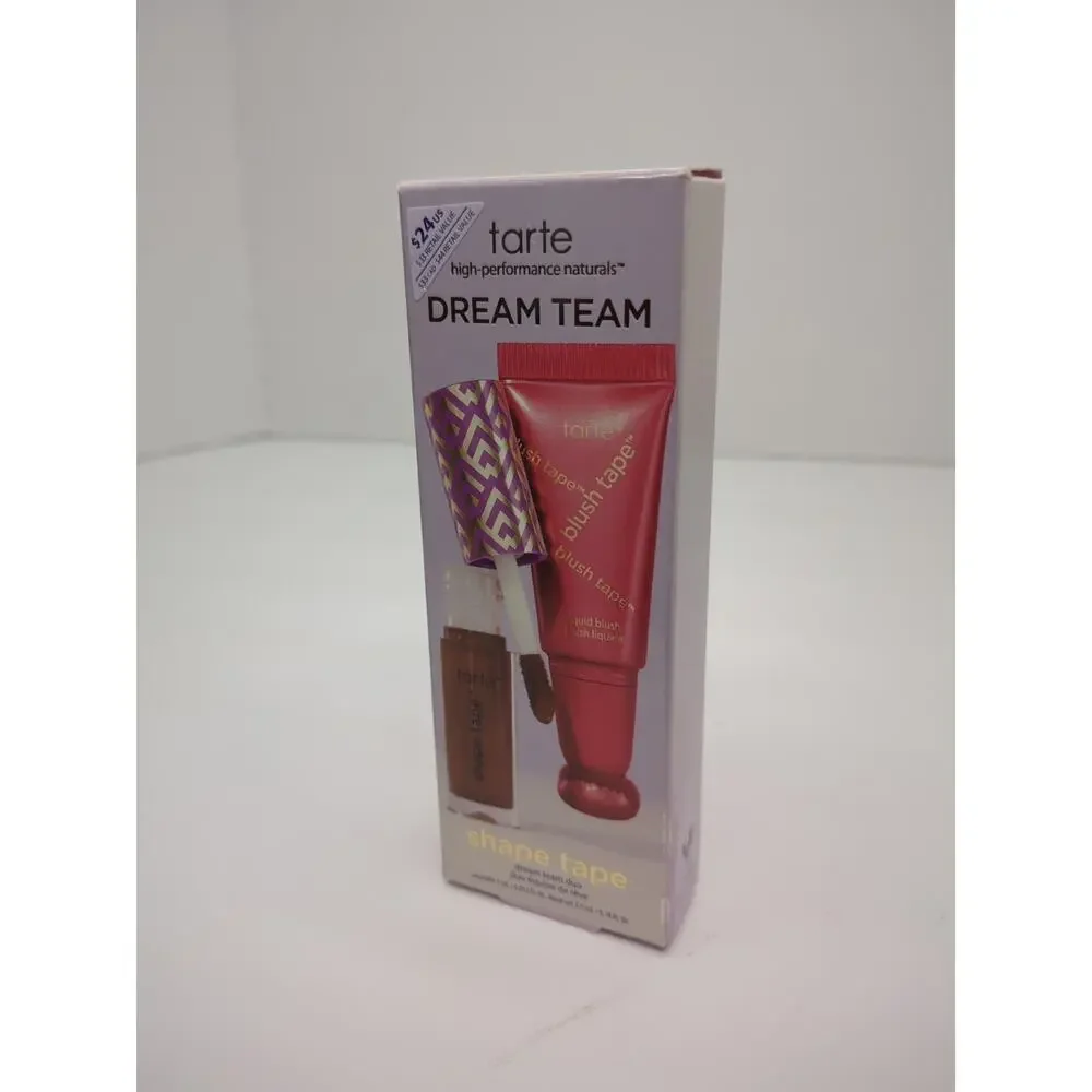 Tarte Dream Team Duo Shape Tape Concealer & Blush Tape Liquid Blush 54H & Cherry